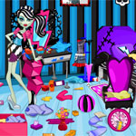 Free online html5 games - Frankie Stein Room Cleaning game 