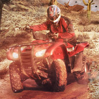 Free online html5 games - ATV Desert Run game 
