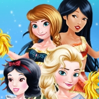 Free online html5 games - Disney Cheerleaders game 