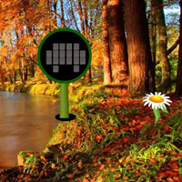 Free online html5 games - Autumn Forest Lake Escape game 