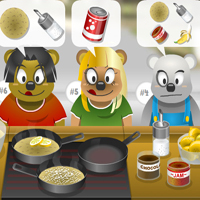 Free online html5 games - Hungry Bears game - Games2rule 