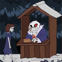 Free online html5 games - Horrortale Teaser game 