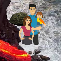 Free online html5 games - Wowescape Rescue a Family from Volcano game 