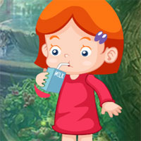 Free online html5 games - G4K Milk Drinking Girl Escape game 