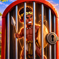 Free online html5 escape games - Unlock the Fierce Zulu Warrior Cage