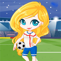 Free online html5 games - Girls Go Soccer game 