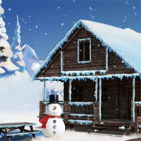 Free online html5 games - Ena The Frozen Sleigh-The Farmstead House Escape game 