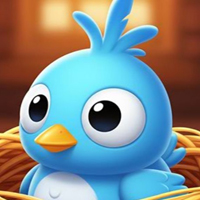 Free online html5 escape games - Smiling Blue Duckling Escape