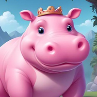Free online html5 games - Pink Hippo Rescue game - Games2rule 
