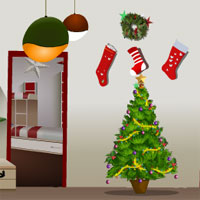 Free online html5 games - Christmas Decor Room Escape game 