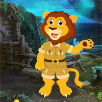 Free online html5 games - G4K Funny Lion Rescue game - Games2rule 