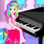 Free online html5 games - Princess Juliet Piano Lesson game 