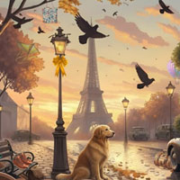 Free online html5 escape games - Paris Trails
