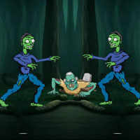 Free online html5 games - Wow Hazardous Zombies Forest Escape game 