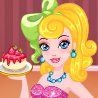 Free online html5 games - Barbie Strawberry Cheesecake Cravings game 