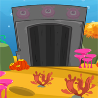 Free online html5 games - Find a treasure in the Aquarium House game 