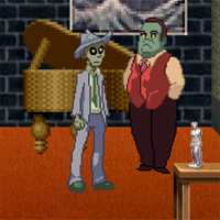 Free online html5 games - Zombie Society Dead Detective Rats in a Hole game 