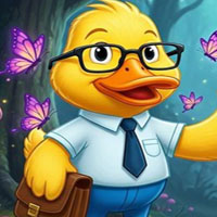 Free online html5 escape games - Busy Duck Teacher Escape