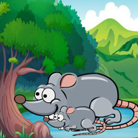 Free online html5 games - Rat Family Escape game 