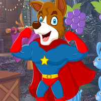 Free online html5 games - G4K Superpower Dog Escape  game 