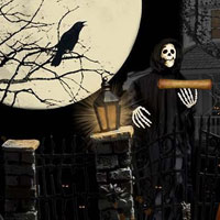 Free online html5 games - 365 Halloween Village game 