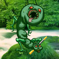 Free online html5 games - Fantasy Worm Escape game 